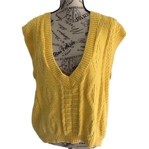 * Vintage Excitation knitted vest Women’s X L